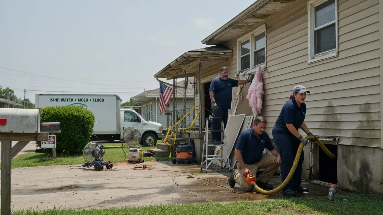 Water Damage Repair in New Home, TX near me